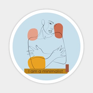 Body Silouhette "I am a Minimalist" Magnet